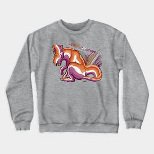 Lesboceratops - Text Crewneck Sweatshirt